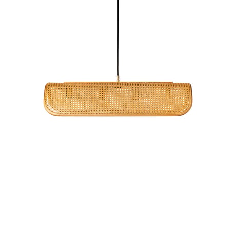 BRID RATTAN PENDANT LAMP 04 / 4BULB / ナチュラル , ブラック / 電球付き / ラタン素材 / ペンダント照明