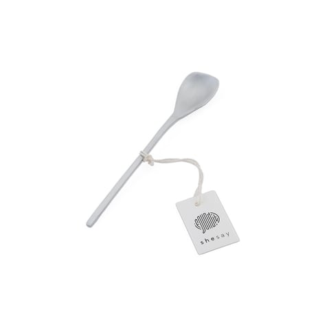 aluminum jam & ice cream spoon /アイスも食べやすくなるスプーンと底に残ったジャムや取りにくい縁の部分もすくいやすい形のスプーン / ペア2本入り / スプーン