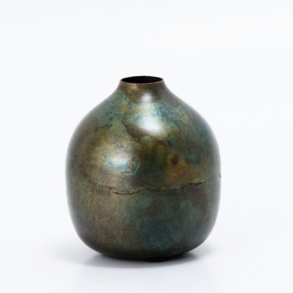 AXCIS DRY FLOWER VASE / 琺瑯素材とアイアン素材の一輪挿し / フラワー