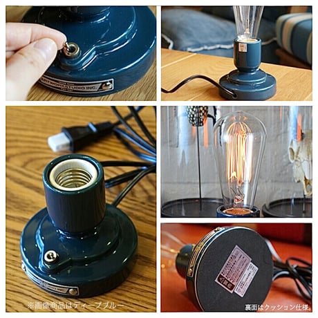 シンプルで明るいセラミック製の卓上ランプ / TABLE LAMP / Compass Stand  / ARTWORK STUDIO デスクランプ スタンドランプ / 電球選択
