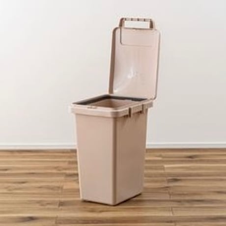 HANDLE DUST BOX / WHITE , BEIGE , GREEN / 暮らしに馴染やさしいニュアンスカラーと機能的なハンドル設計のダストボックス