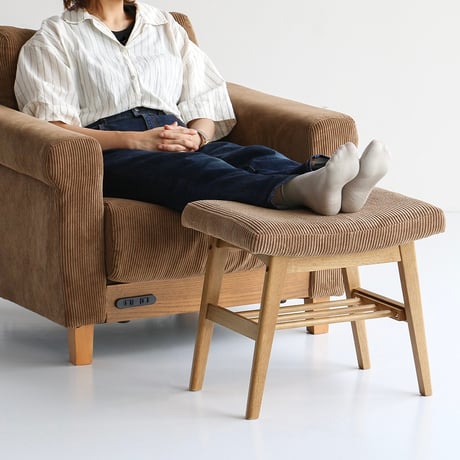 Rasic Ottoman Stool / corduroy , pvc / スツール オットマン / ダイニングチェア / デスクチェア