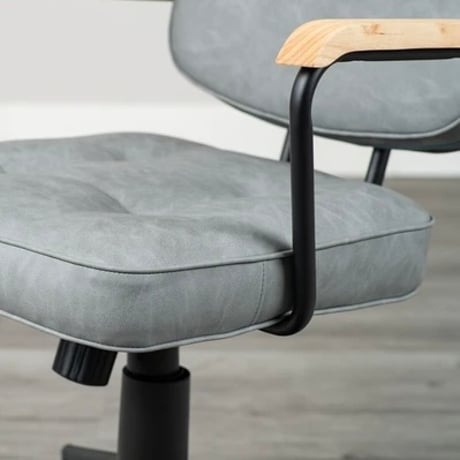 DESK CHAIR / カジュアルでありながらも知的なエッセンスのオフィスチェア  / GRAY , BROWN ,  BLACK / デスクチェア