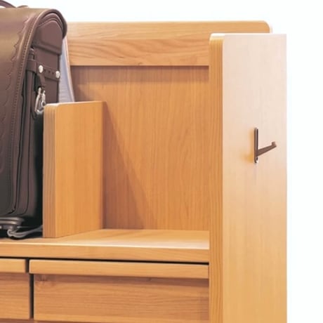 ALDER WOOD RACK / アルダー材のシンプルなランドセルラック / ナチュラル キャスター付き