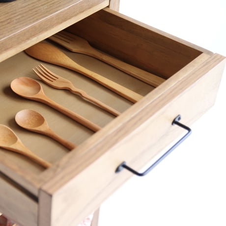 KITCHEN WAGON / MORTAR , NATURAL /キッチンワゴン / 収納ワゴン  天板 モルタル / ナチュラル