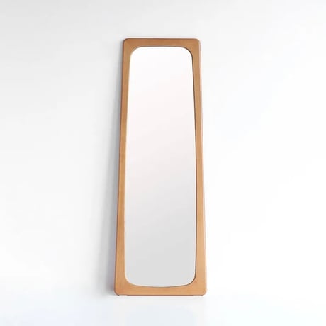 MIRROR 1720 / 北欧スタイルのオーク材ミラー / 高さ172cm 鏡面サイズは幅51cm×高さ165cmの大型設計 / 壁掛けミラー / 姿見 / ナチュラル