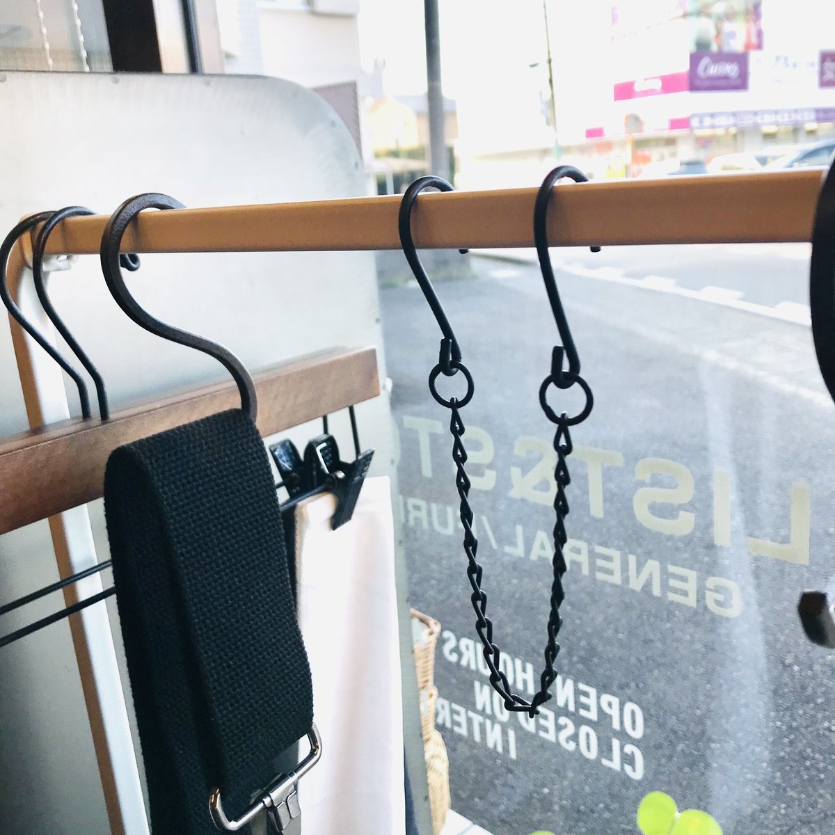 チェーンフックS ［ 28cm / BK ］ハンギングチェーン | LISTAND