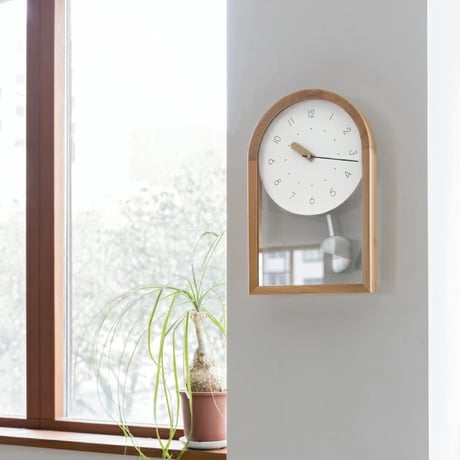 sweepmovement clock / Ikkuna / 北欧スタイルの上品な振り子時計 / 壁掛け時計 振り子時計 置き時計