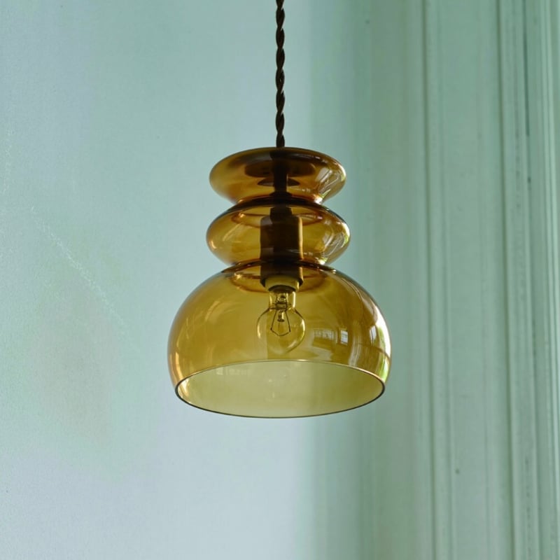 琥珀色　黄色　モダンデザイン　ミッドセンチュリー　ペンダントライト 琥珀色 黄色 モダンデザイン ミッドセンチュリー ペンダントライト