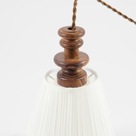 PENDANT LIGHT  by shesay / 雰囲気のあるシーシャムウッドのパーツの照明  / Sサイズ （E17 口径）Lサイズ（E26 口径）/ 電球なし / コード長 70cm