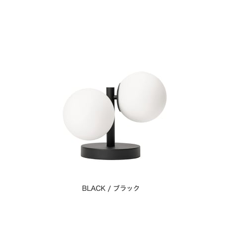 TINY GLASS TABLE LIGHT / BRID タイニーガラス テーブルライト / WHITE , BLACK / デスクライト / タッチスイッチ