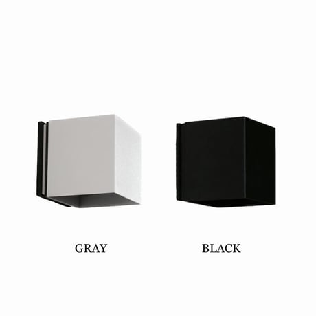 koti キューブエントランスライト 外灯 / 室内照明  / LED電球専用ライト / GRAY , BLACK  電球なし  / 玄関ライト AXCIS