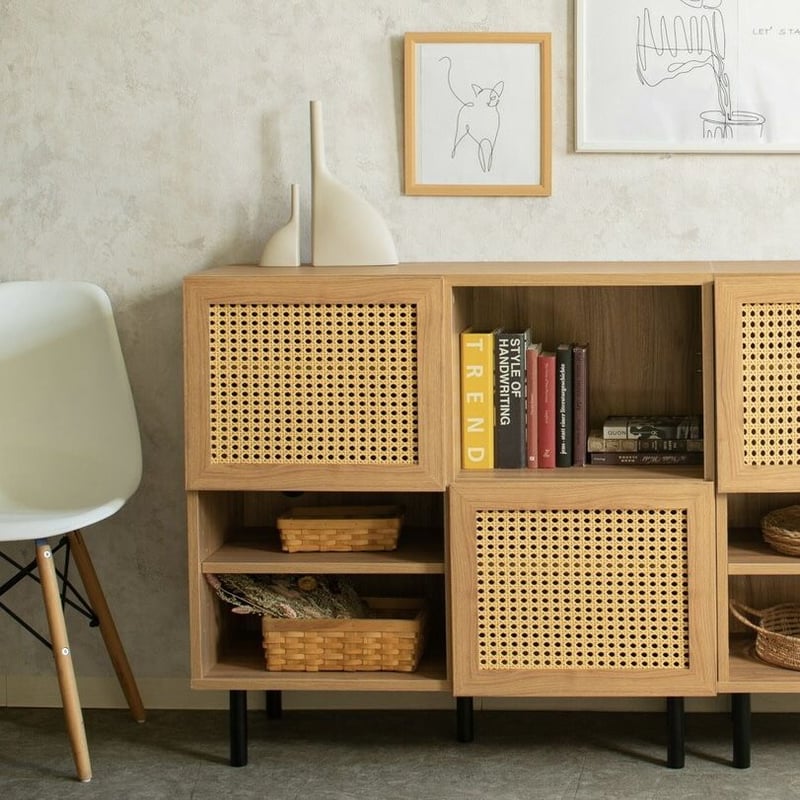 ナチュラルなインテリアを演出 90キャビネット / ナチュラルインテリア