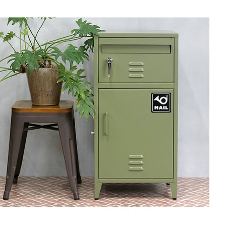 N°01 / Delivery Box / U.S ポスト一体型宅配ボックス / BEIGE , GREEN , GRAY