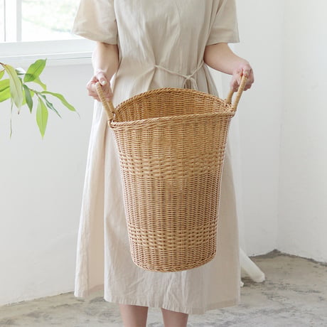 UTILE NAIR LAUNDRY BASKET / ランドリーバスケット / 水に強いポリプロピレン・ポリエチレンチューブを使って手作業で編まれたバスケット。