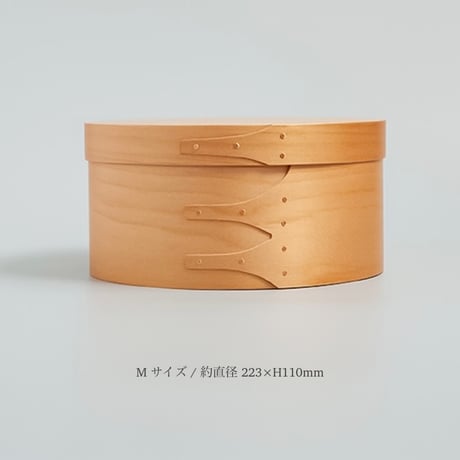 SHAKER ROUND  BOX SS ,  S , M / シェーカーハンドルボックス / ライトブラウンシリーズ