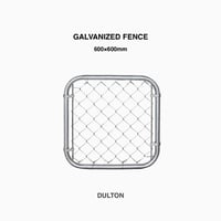DULTON ガルバナイズド フェンス / 600×600mm / アメリカンフェンス / メッシュフェンス / 金網フェンス エクステリア ダルトン