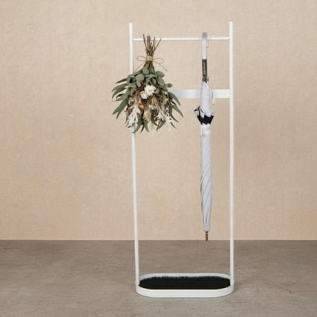 stylish umbrella stand 03 / toolstand / アイアンのみで構成されたスタイリッシュな傘立て / マットホワイト , マットブラック , ブルーグレー , ゴールド