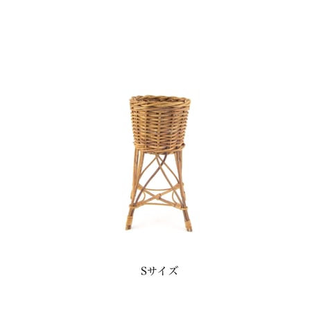 RATTAN LEG STAND PLANTER COVER / 脚付きプランターカバー / 観葉植物 / プランターカバー