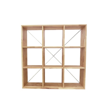 NATURAL WOOD SHELF 3×3 / オープンシェルフ / ディスプレイラック / シェルフ / 棚 / ラック / 間仕切り / リビング収納