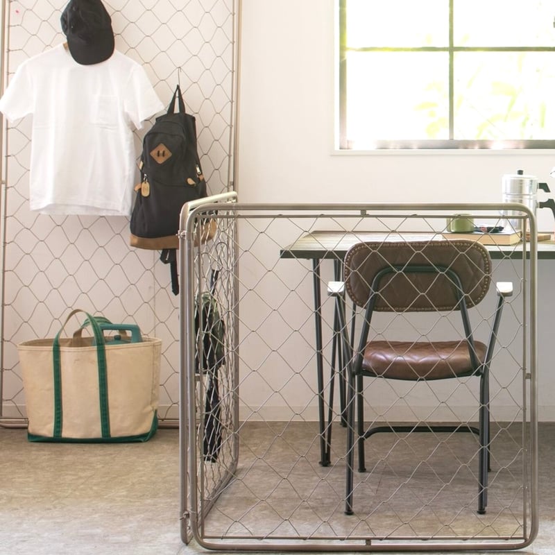 アメリカンフェンス ブラック カルフォルニア 網 仕切り ハンガー