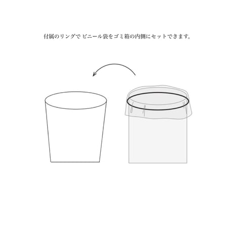 Galvanize dust box / インテリアに馴染みゴミ箱であることを忘れるような佇まいの美しいダストボックス / BE , DG