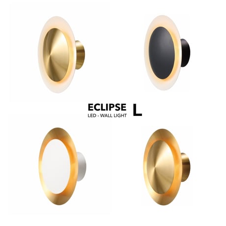 Eclipse LED - wall light / Lサイズ / 息を呑むような美しい光の表情が自慢のウォールライト