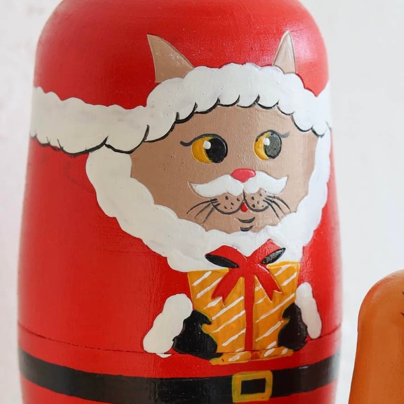 NOOKs matryoshka / ねこのクリスマス マトリョーシカ | LISTAND 公