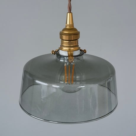 GRASS SHADE × BRASS PENDANT LIGHT / E26 / オリス / 真鍮灯具 60cm / シーリングカバー付き
