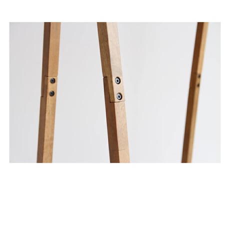 HANGER RACK / ラバーウッド材とスチールバーの異素材を組み合わせたハンガーラック