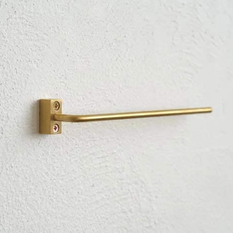VOL towel holder / BRASS / ナチュラルでクラシカルなハイセンスタオルバー / シングルタイプ , ロングタイプ