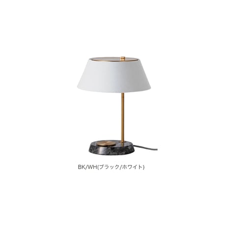 Esprit-table lamp / エスプリテーブルランプ 1灯 E17 40W 布シェード 真鍮 大理石 / タッチスイッチ 3段階点灯切替