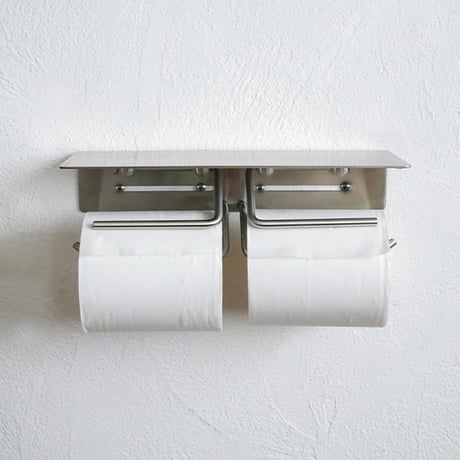 STAINLESS toilet "PAPER HOLDER / PUT スタイリッシュハウスパーツシリーズ / ダブルペーパーホルダー
