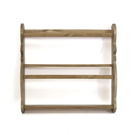 お気に入りの雑誌やレコードのディスプレイ / PINE WOOD / ディッシュラック / 壁面ラック / マガジンラック / ディスプレイラック