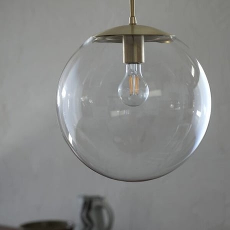 AXCIS LOSKA / サイズ L / clear , white / 直径約30cmのペンダントライト / ダイニング照明 リビング照明 キッチン照明  / E26口径 LED電球専用