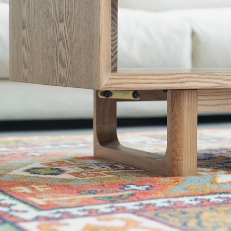 LIVING TABLE タモ突板 / リビングテーブル / TV BOARD / サイズ : W100×D45×H35cm