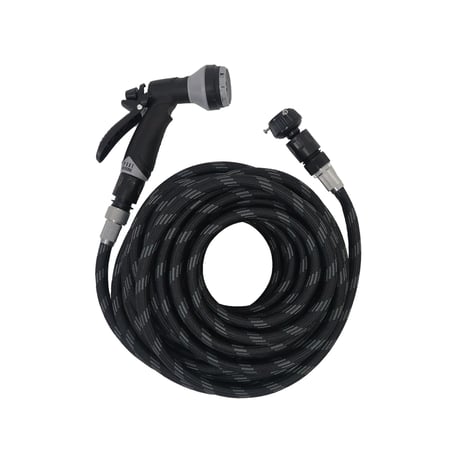 POST GENERAL / GARDEN HOSE 10FN / 10種類の水流切り替え可能 / 多機能散水ノズル付き ガーデンホース / 8m , 15m