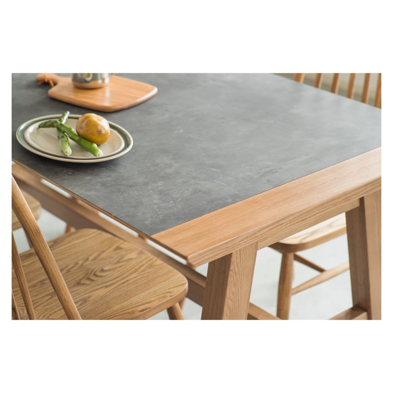 DINING TABLE 180 / タモ材とメラミン材の融合で耐久性のある