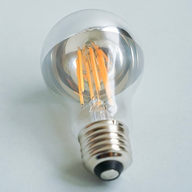 AXCIS MIRROR LED電球 / 眩しさが抑え上方向により明るく照らすミラー