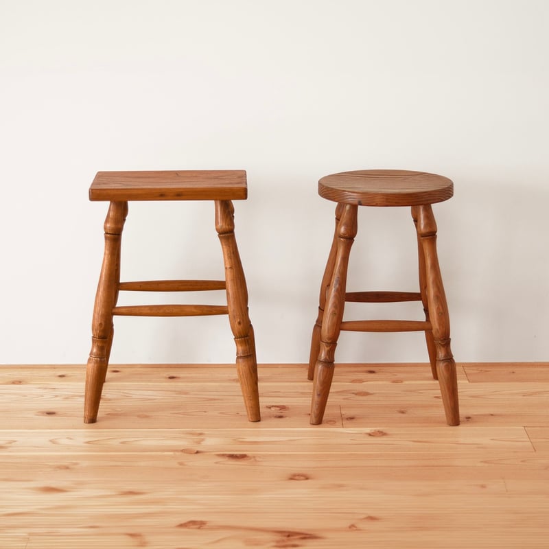 Colonial Stool 木製スツール Vintage Cushman Colonial Creation Maple Cricket Foot Stool w