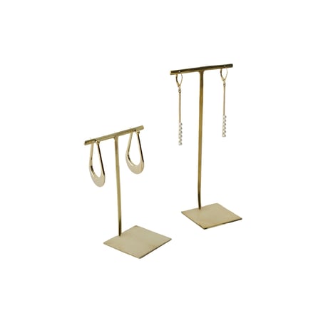 BRASS ACCESSORY STAND / 真鍮素材のスタンダードに人気なアクセサリースタンド / Sサイズ , Lサイズ / 各サイズ 2セット