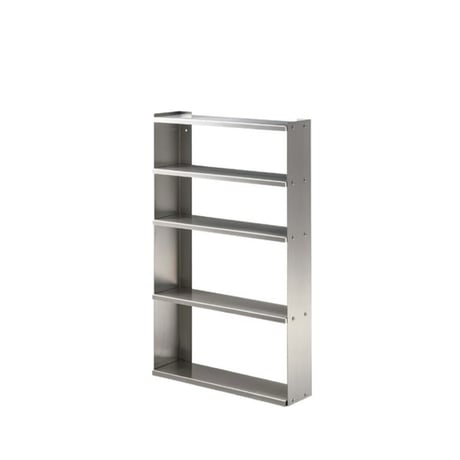 STAINLESS SHELF / スタイリッシュで無機質な自立も可能なウォールシェルフ
