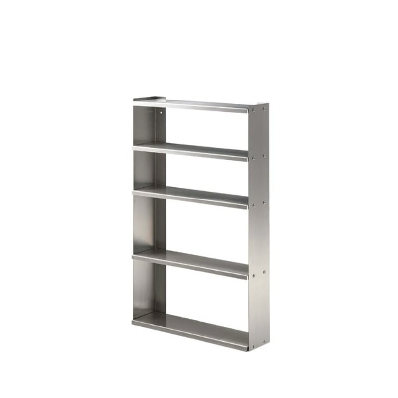 STAINLESS SHELF / スタイリッシュで無機質な自立も可能なウォール