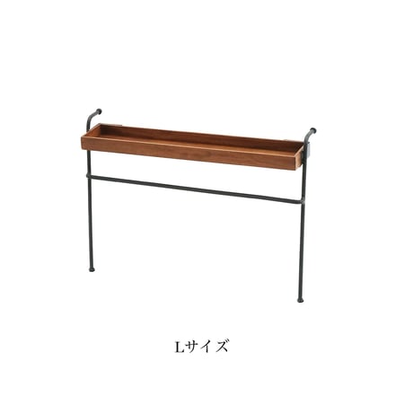 Mahogany wood × Iron Tray hanger / お好みの場所で便利に使えるラダートレイハンガー