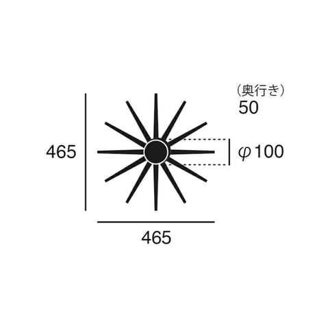 Atras 2-clock / 掛け時計 / 北欧スタイル / WHITE , NATURAL , BROWN /スタイリッシュ / ATRUS by ARTWORK STUDIO