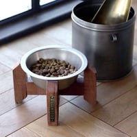SLEEPER WOOD FEEDING BOWL / 枕木フィーディングボウル / GROOM