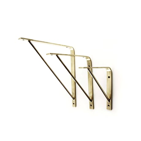 BRASS SHELF / 棚受け/ 2本セット / 150 . 200 . 250 / 真鍮