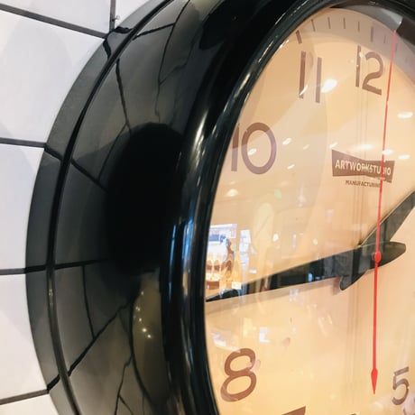 FRANKLIN -wall clock / Black / スイープムーブメント / 掛け時計