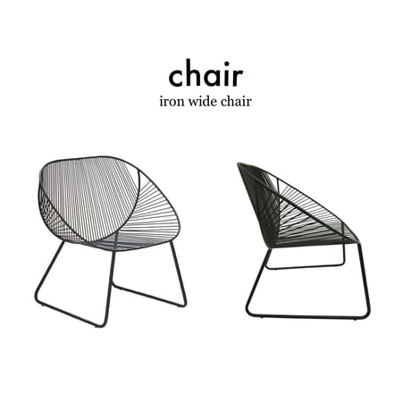 WIDE CHAIR / BLACK . SILVER . GOLD / リビング / ダイニングチェア /  座り心地がすごく心地良い。