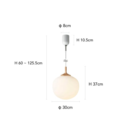 FROST WHITE PENDANT LIGHT / by Aune フロストホワイトの柔和な表情が豊かな北欧スタイルのペンダント照明 / LED電球